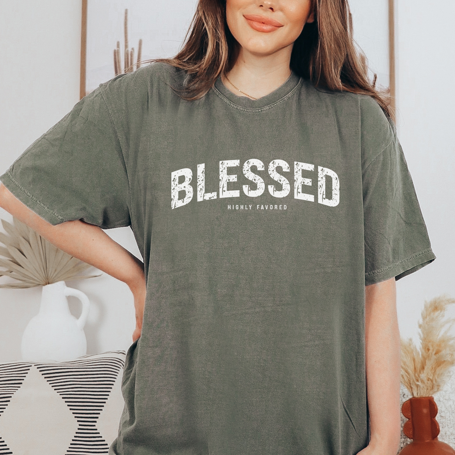 Blessed Highly Favored Tee