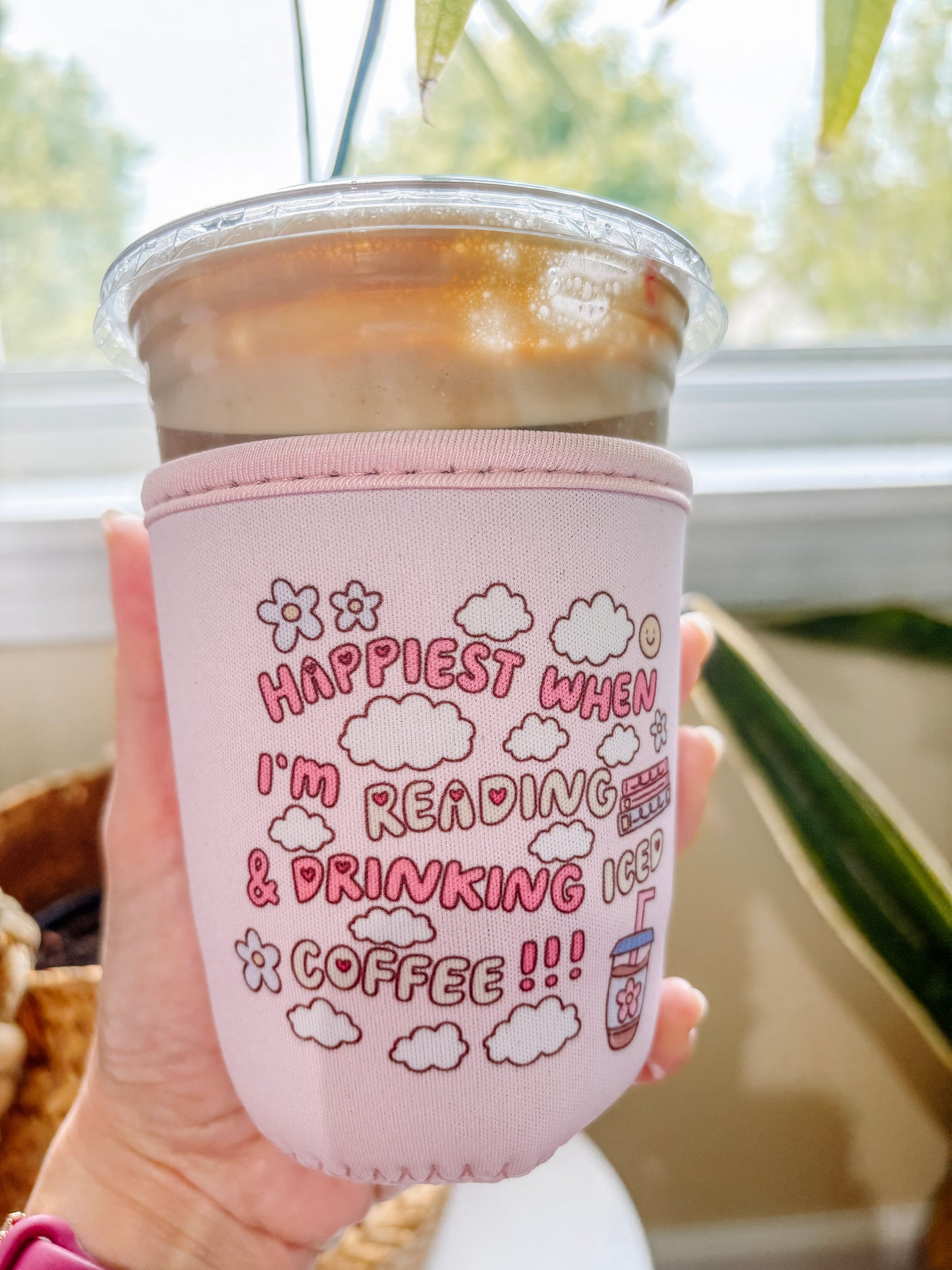 Happiest When I’m Reading + Drinking Iced Coffee | Coozie