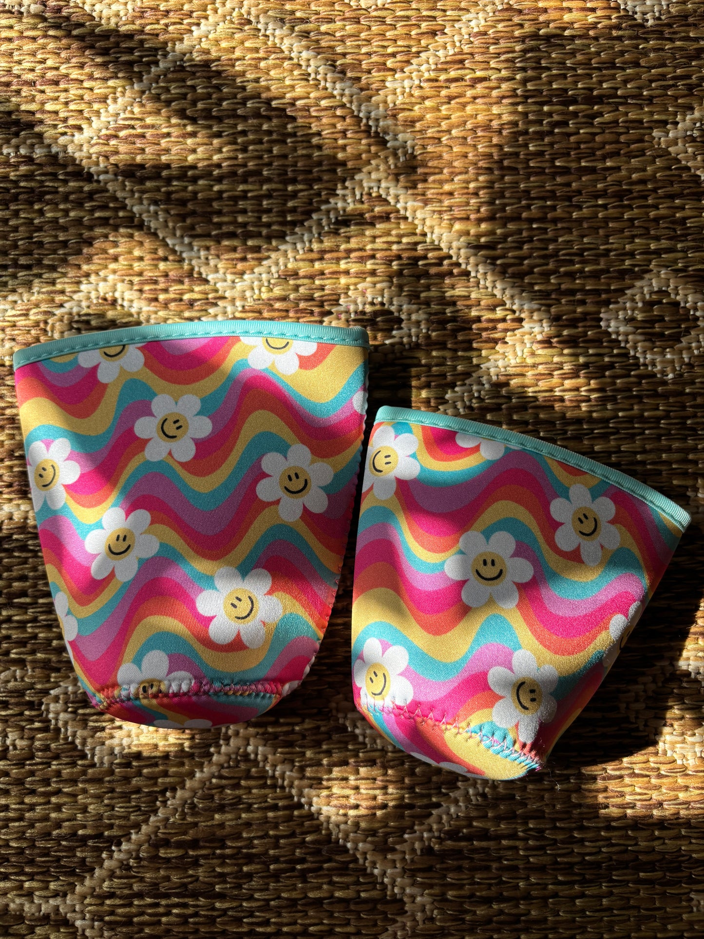 Wavy Daisy Coffee Coozies