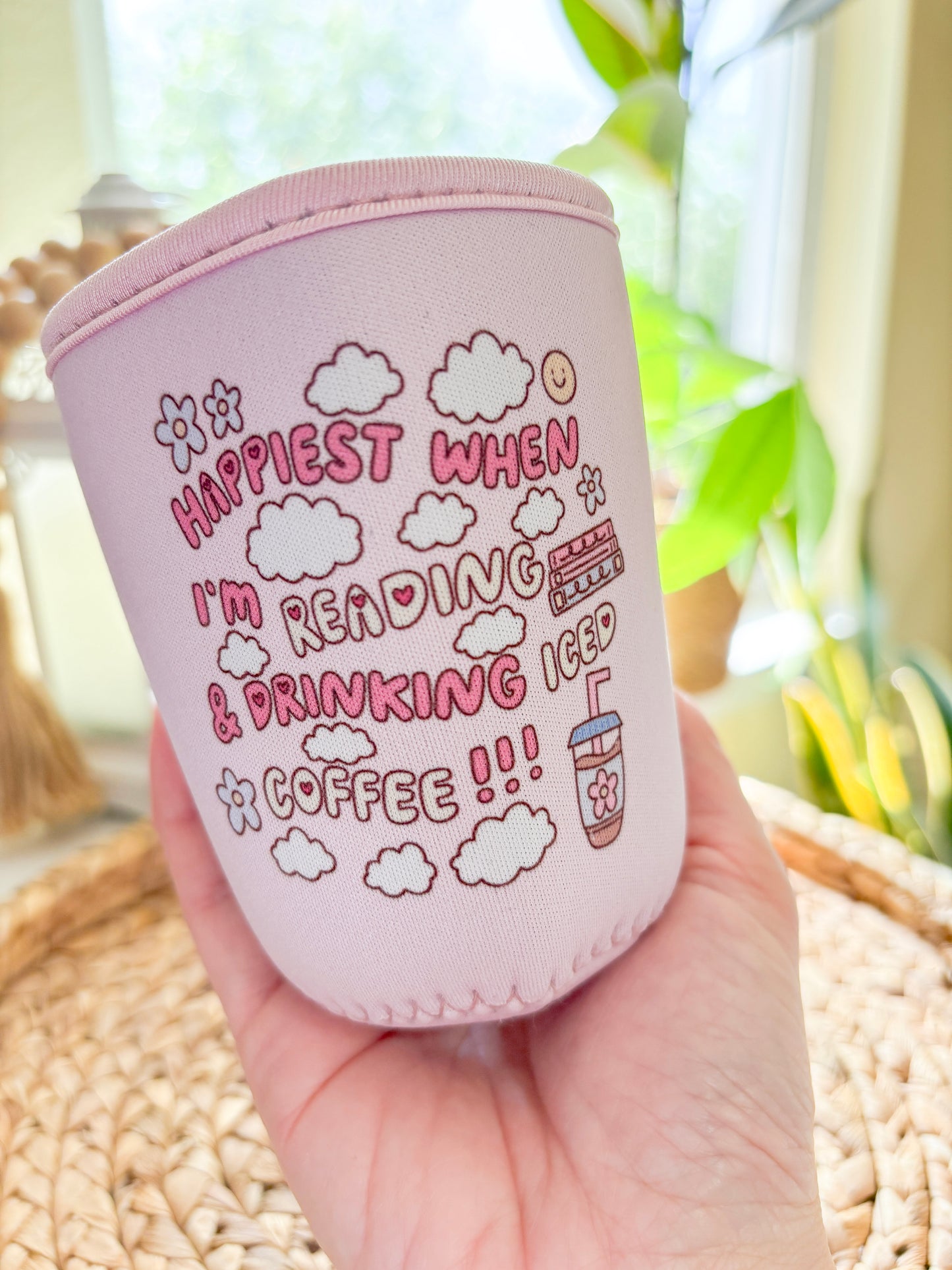 Happiest When I’m Reading + Drinking Iced Coffee | Coozie