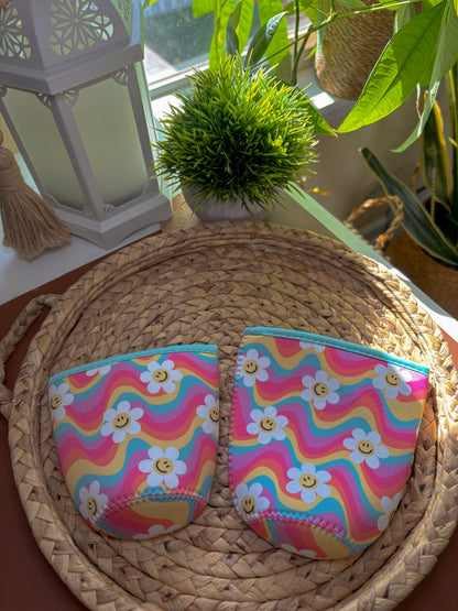 Wavy Daisy Coffee Coozies