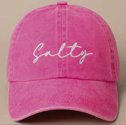 Embroidered Cap - Salty